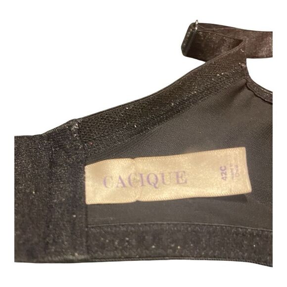 Cacique Intimates Lane Bryant Underwire Full Support Coverage Lace Bra 40C - Picture 4 of 7